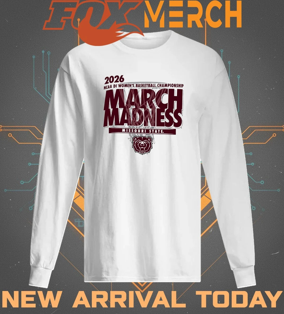 Missouri State Bears 2026 NCAA DI Women’s Basketball Championship March Madness shirt