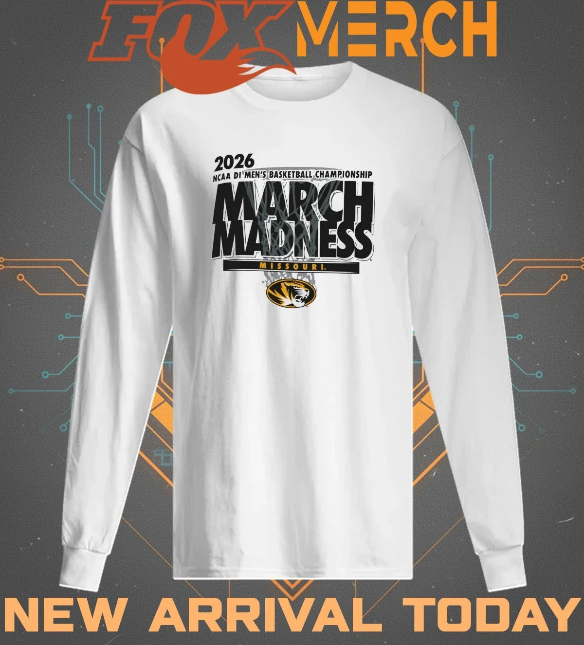 Missouri Tigers 2026 NCAA DI Men’s Basketball Championship March Madness shirt
