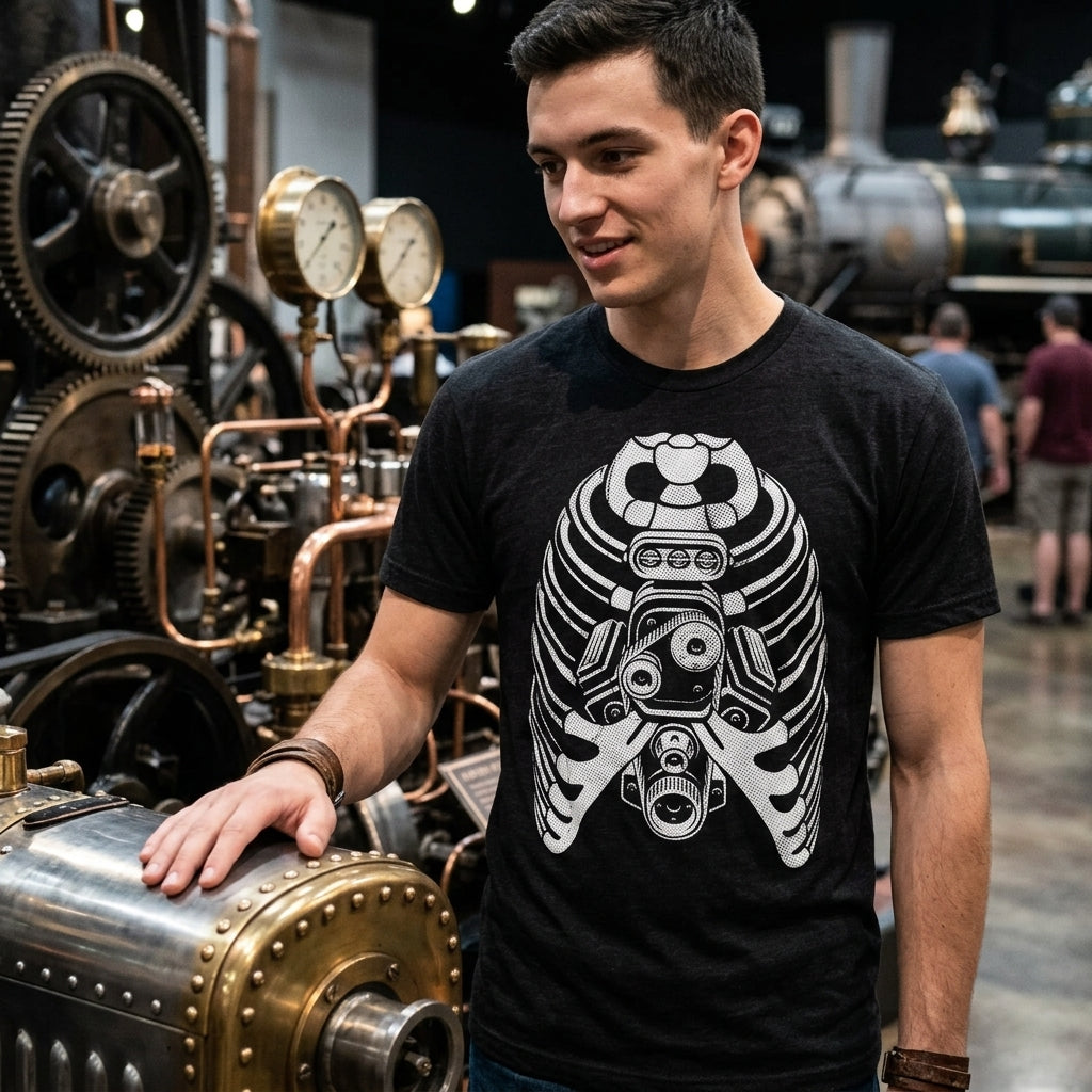 Ribcage Engine Men's T Shirt