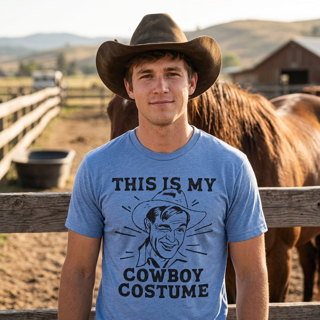 This Is My Cowboy Costume Men's T Shirt
