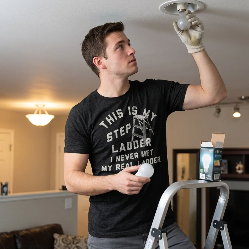 This Is My Step Ladder Men's T Shirt