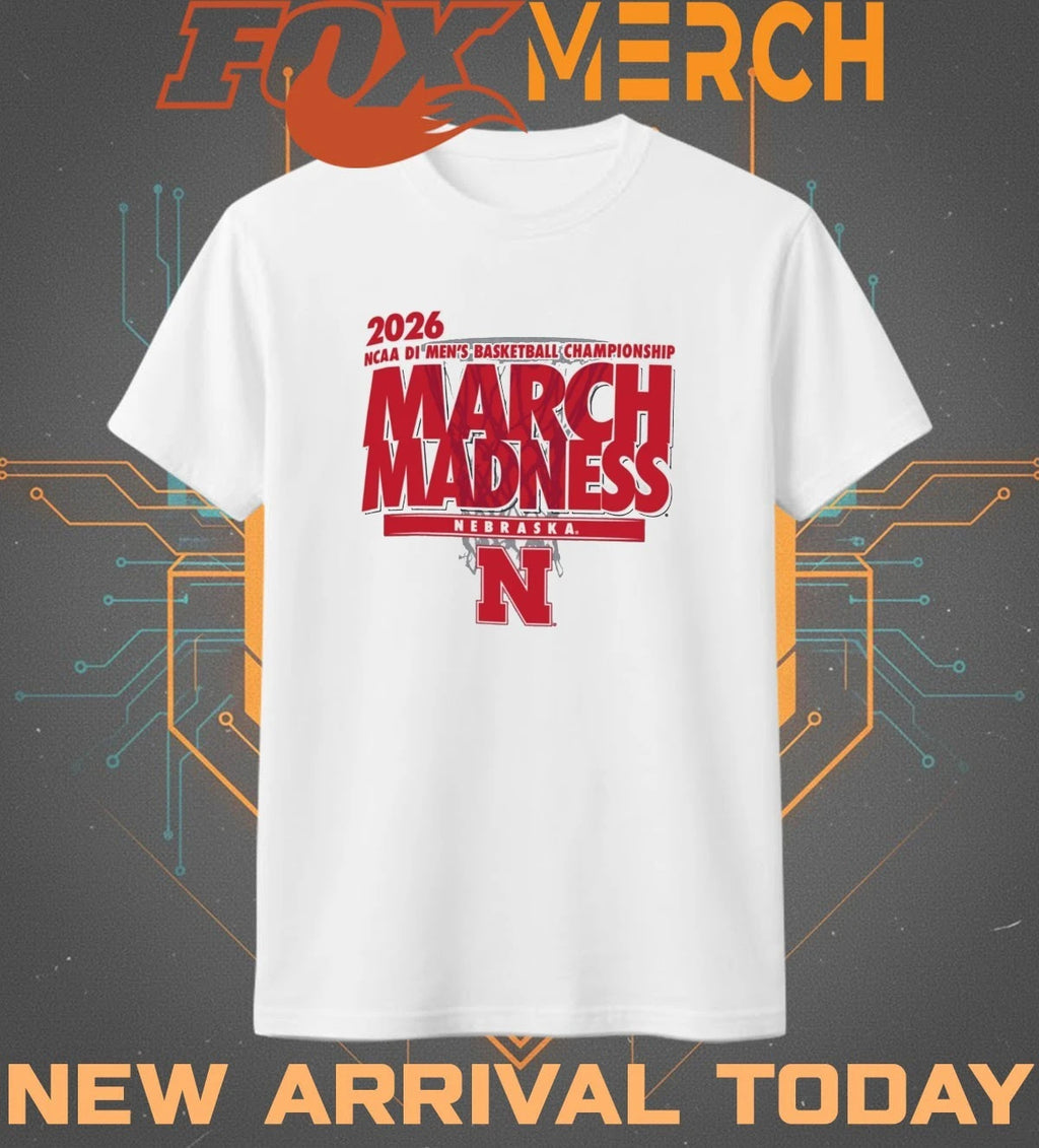 Nebraska Cornhuskers 2026 NCAA DI Men’s Basketball Championship March Madness shirt