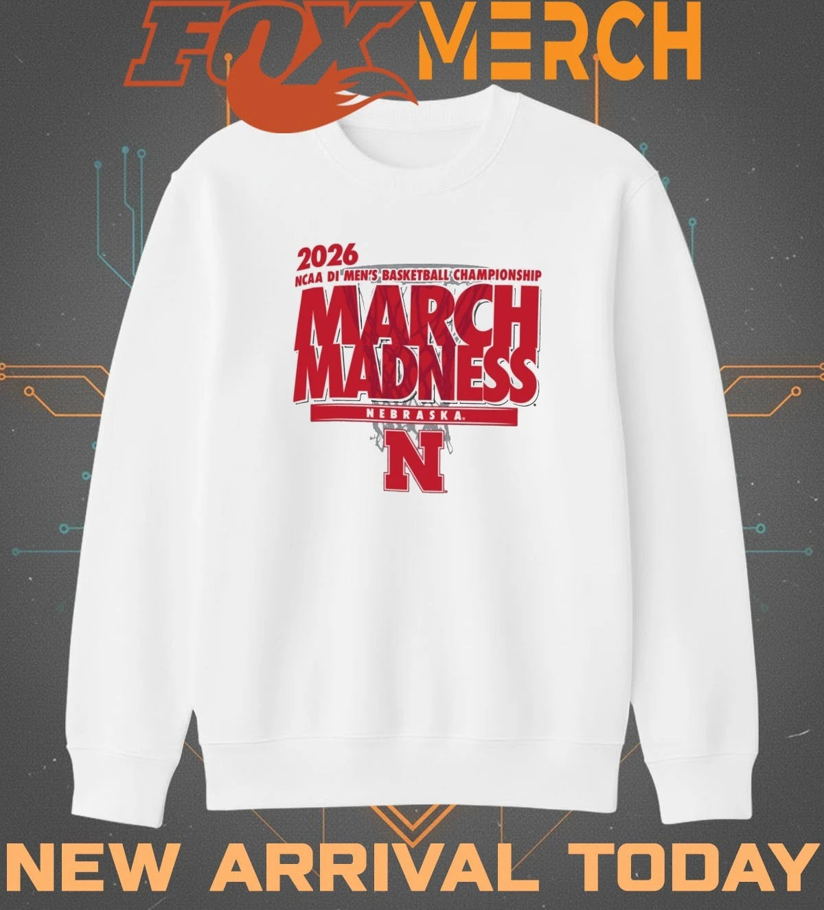 Nebraska Cornhuskers 2026 NCAA DI Men’s Basketball Championship March Madness shirt