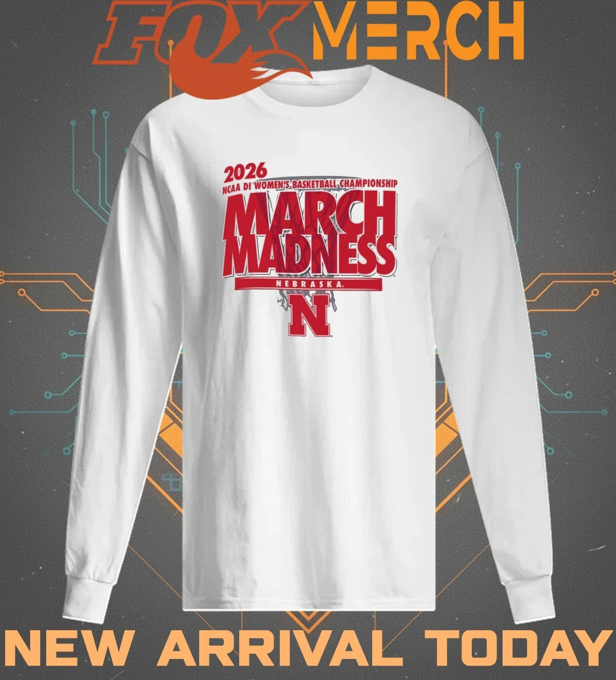 Nebraska Cornhuskers 2026 NCAA DI Women’s Basketball Championship March Madness shirt