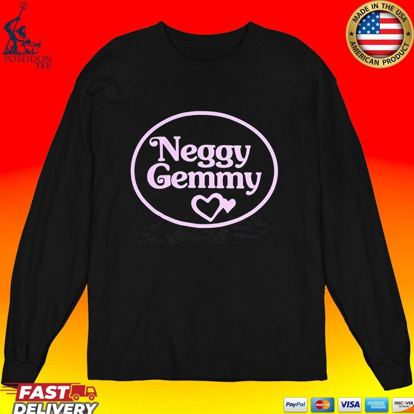 Neggy Gemmy Heart Logo T-shirt