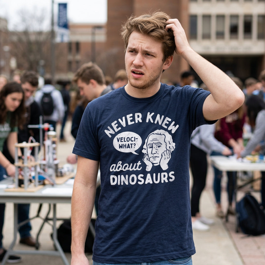 Never Knew About Dinosaurs Men's T Shirt
