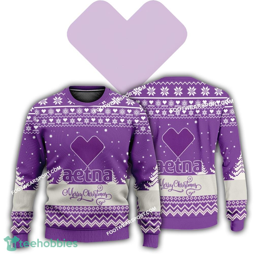 New Logo Aetna Snow Ugly Xmas Sweater AOP For Men Women