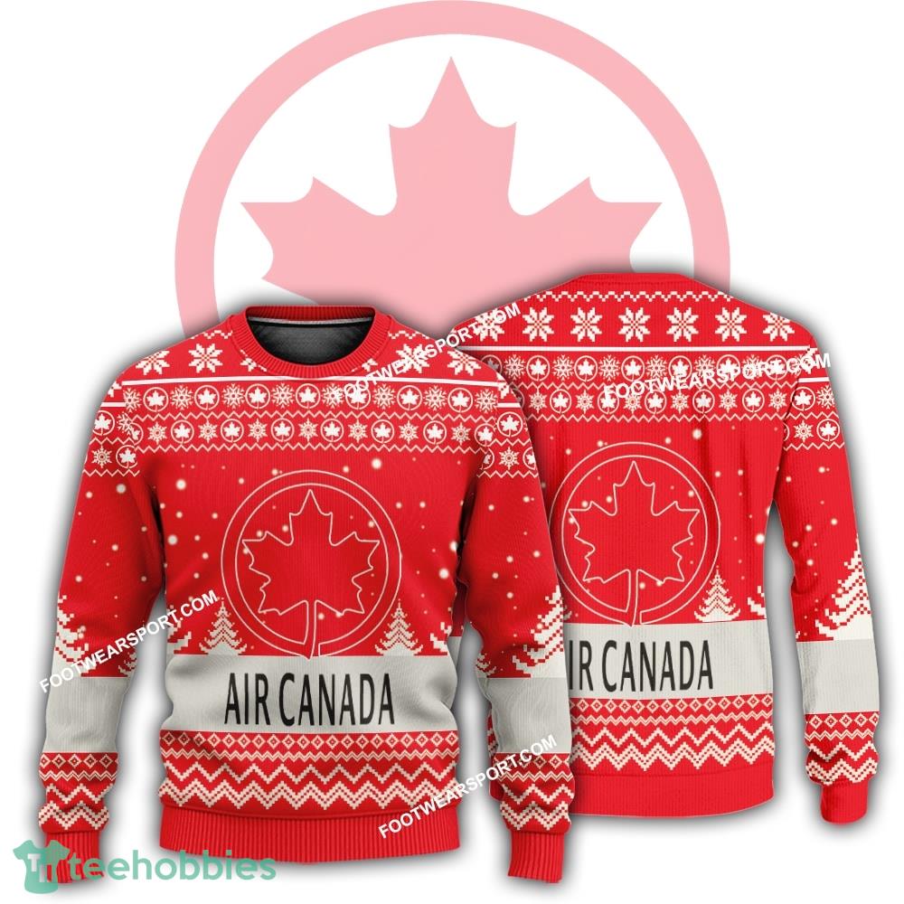 New Logo Air Canada Yarn Ugly Christmas Sweater Gift Holidays