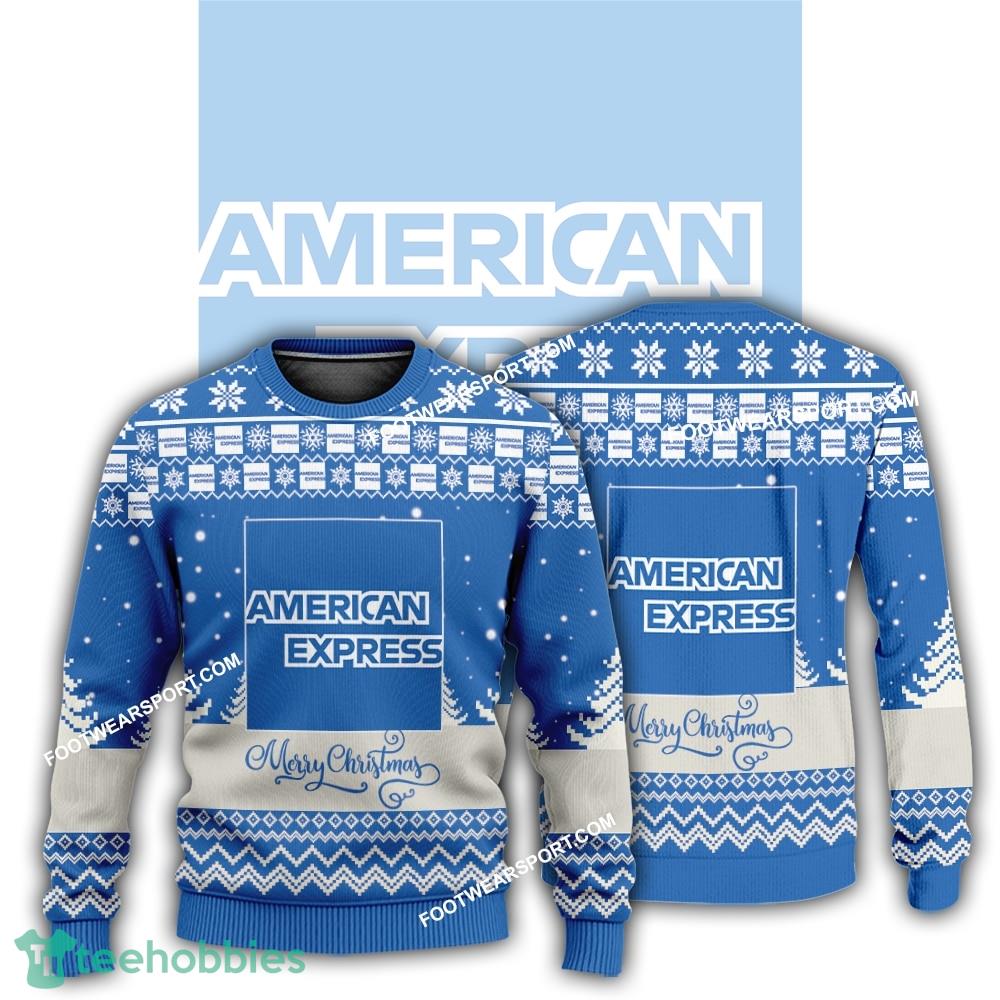 New Logo American Express Textile Ugly Xmas Sweater For Men Women
