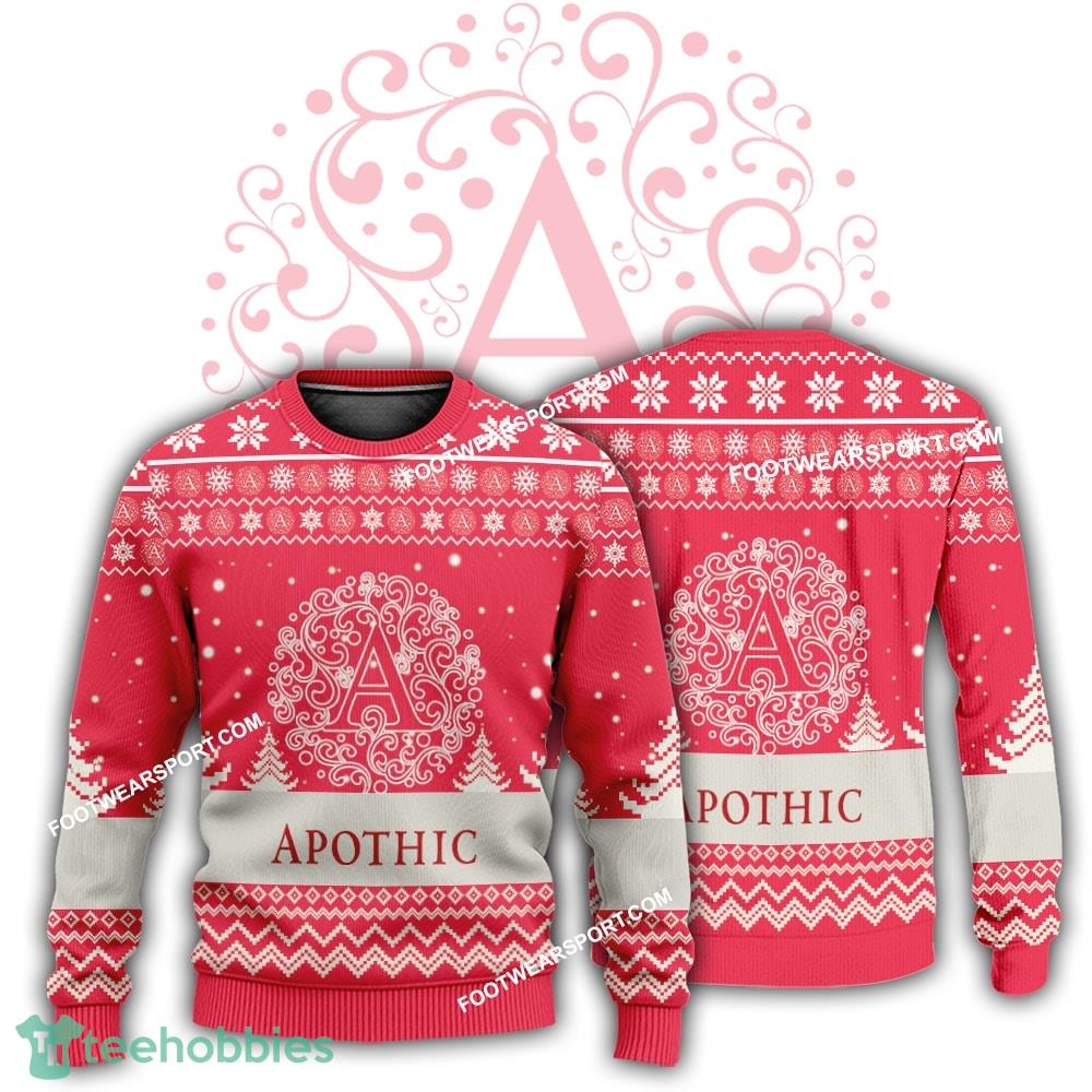 New Logo Apothic Wines Red Comfy Ugly Christmas Sweater For Men Women