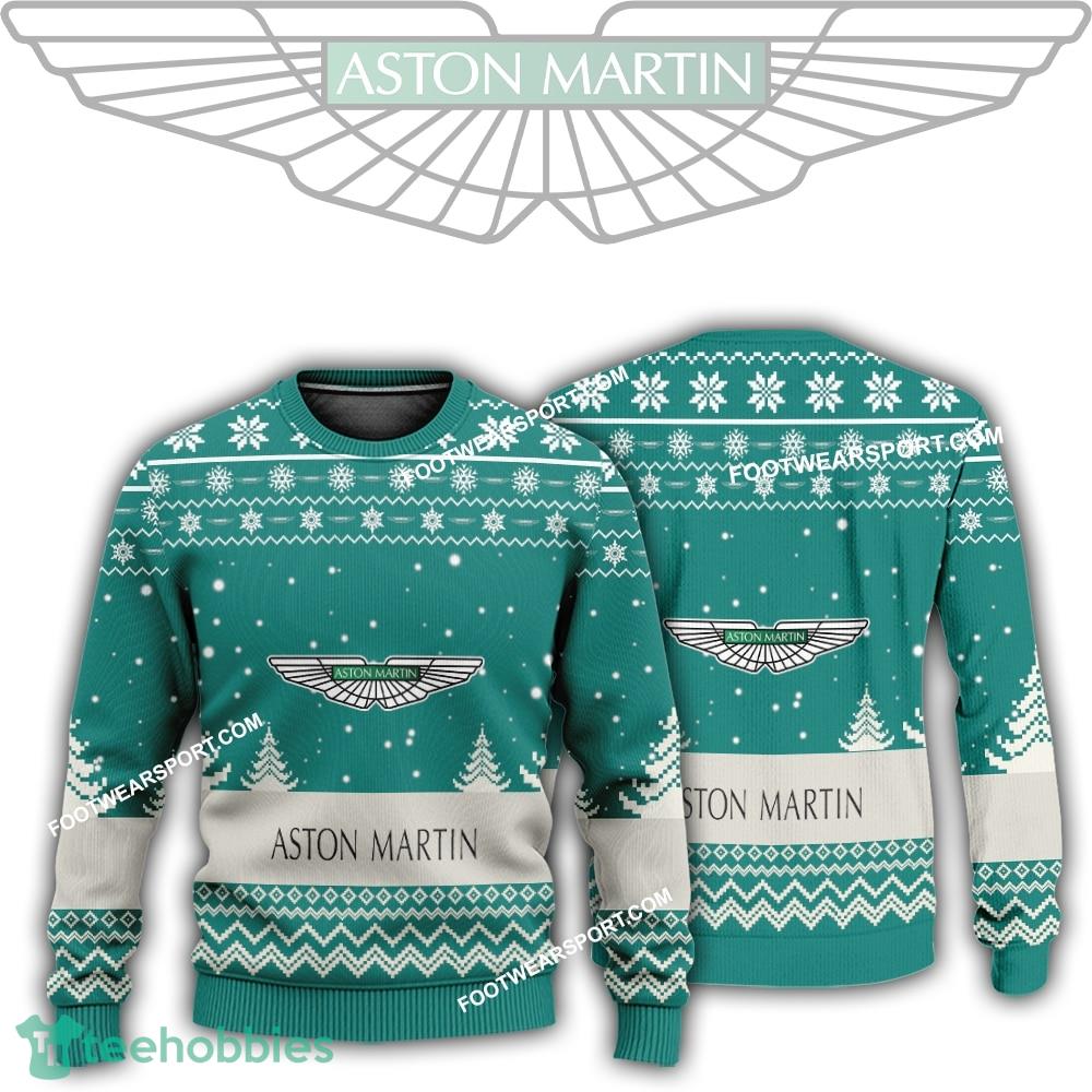 New Logo Aston Martin Car Racing Ensemble Ugly Christmas 3D Sweater Gift Holidays