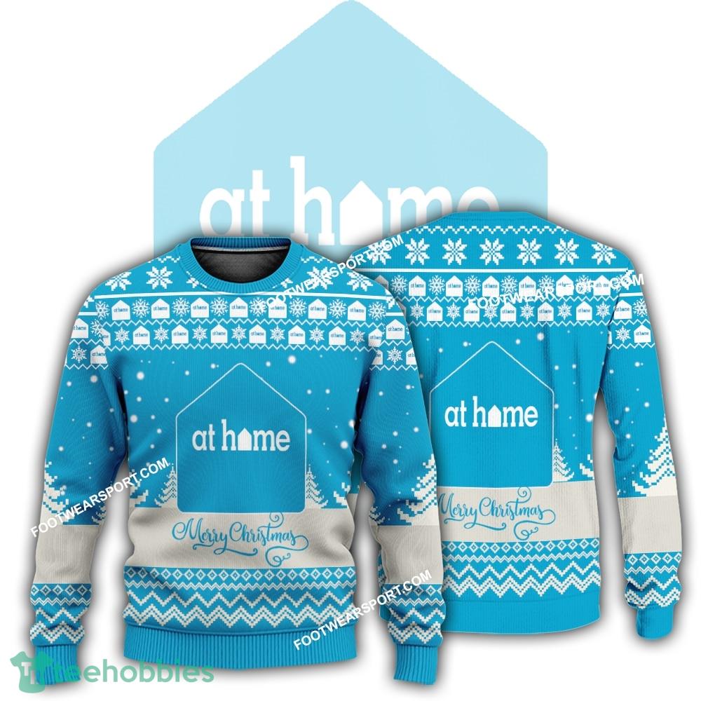 New Logo At Home Party Ugly Xmas Sweater AOP For Men Women