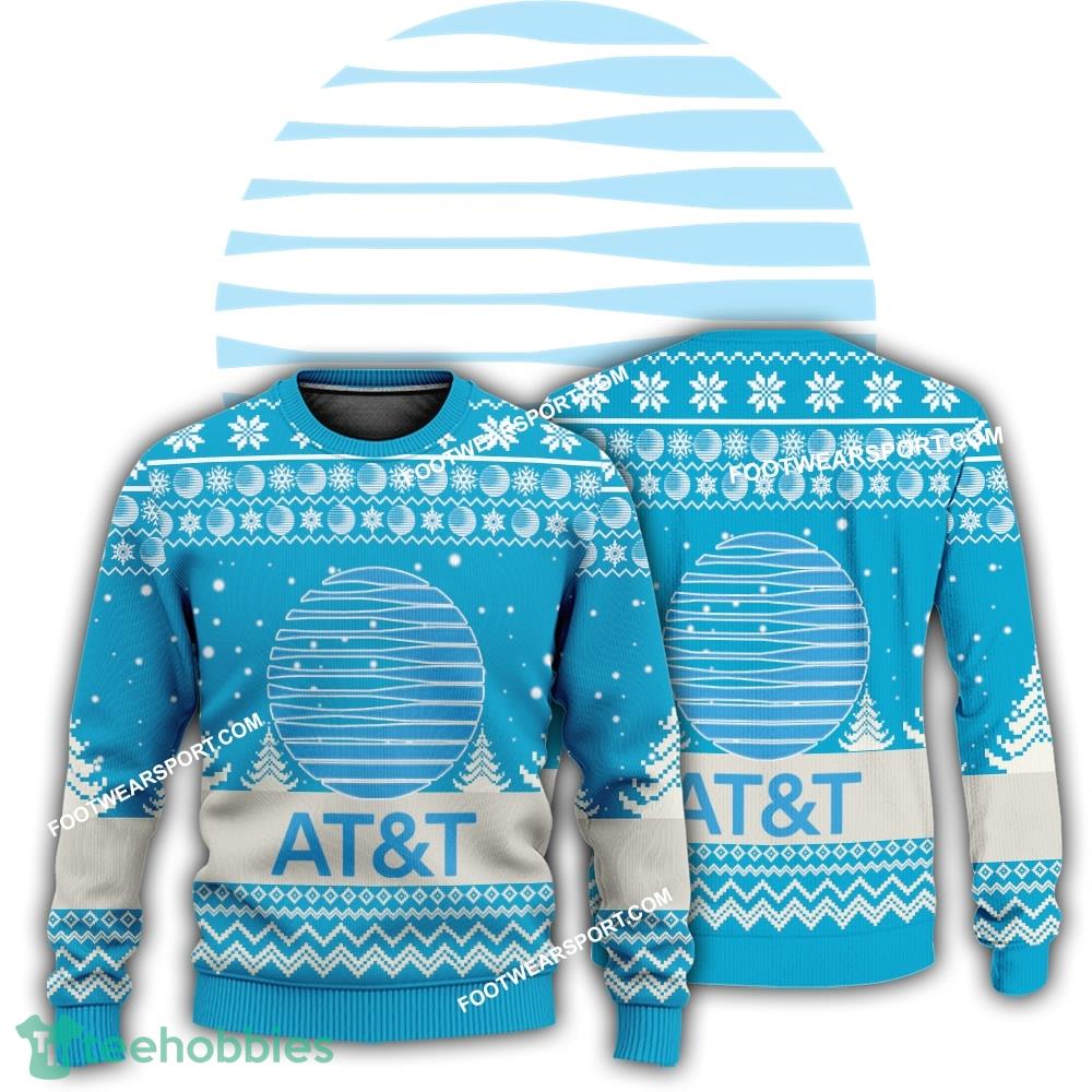 New Logo At&t Craft Knitted Christmas Sweater For Men Women