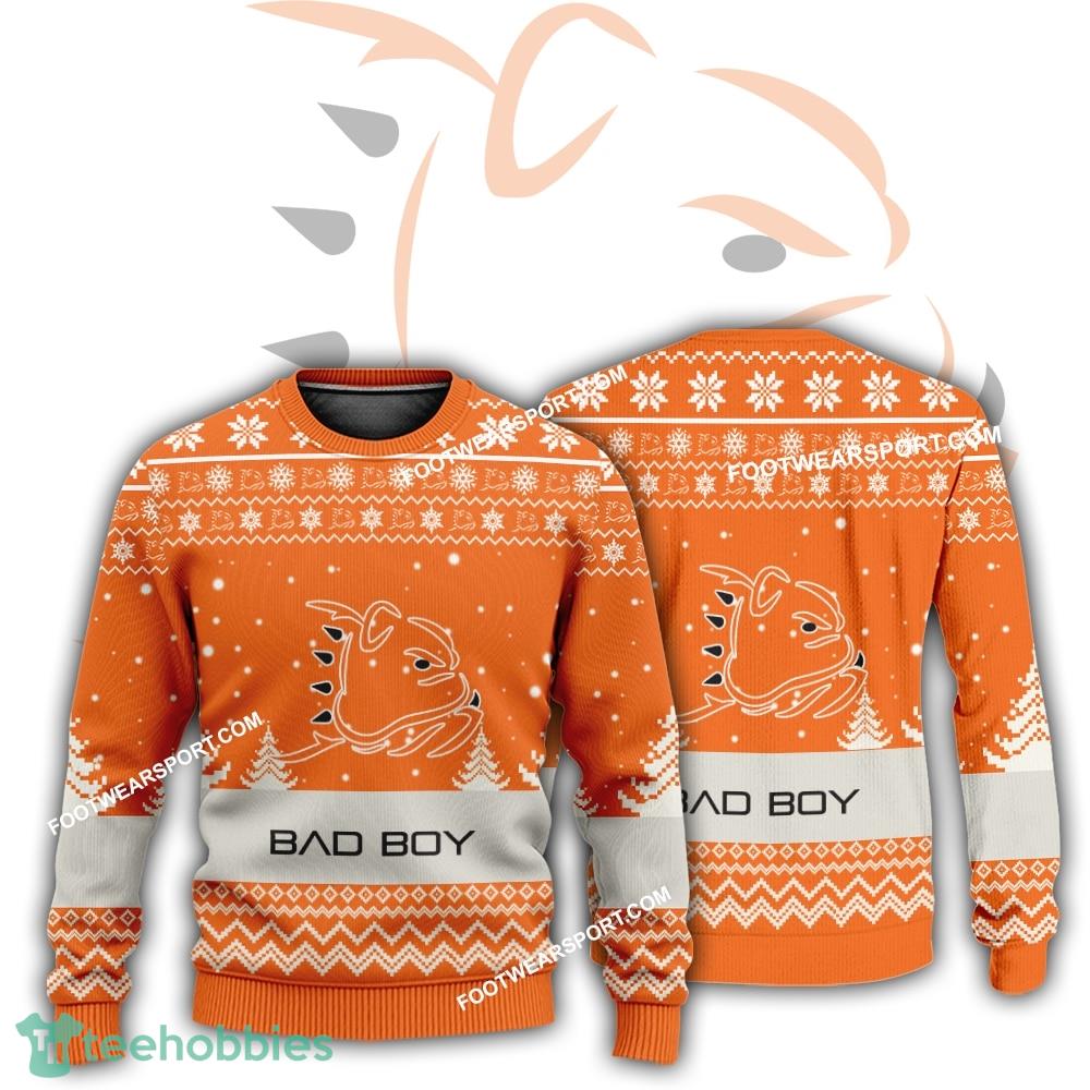 New Logo Bad Boy Tractor Embroider Ugly Christmas Sweater Gift Holidays