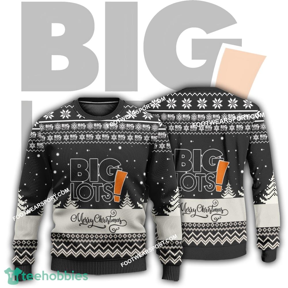 New Logo BIG LOTS Gifting Ugly Xmas 3D Sweater For Men Women