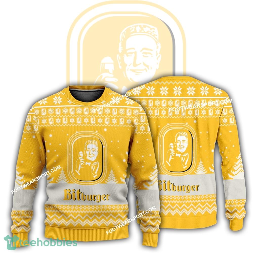 New Logo Bitburger Beer Ornament Ugly Christmas Sweater For Men Women