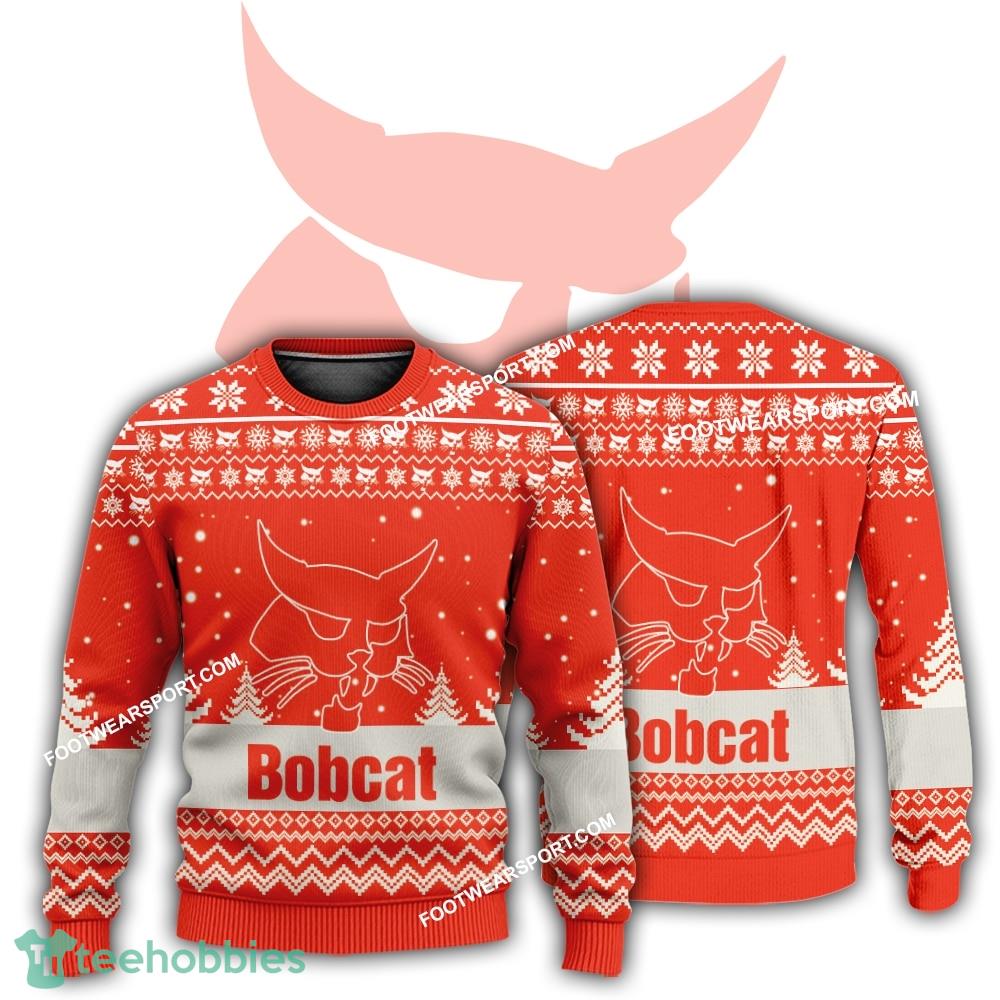 New Logo Bobcat Tractor Cosy Ugly Christmas Sweater For Men Women