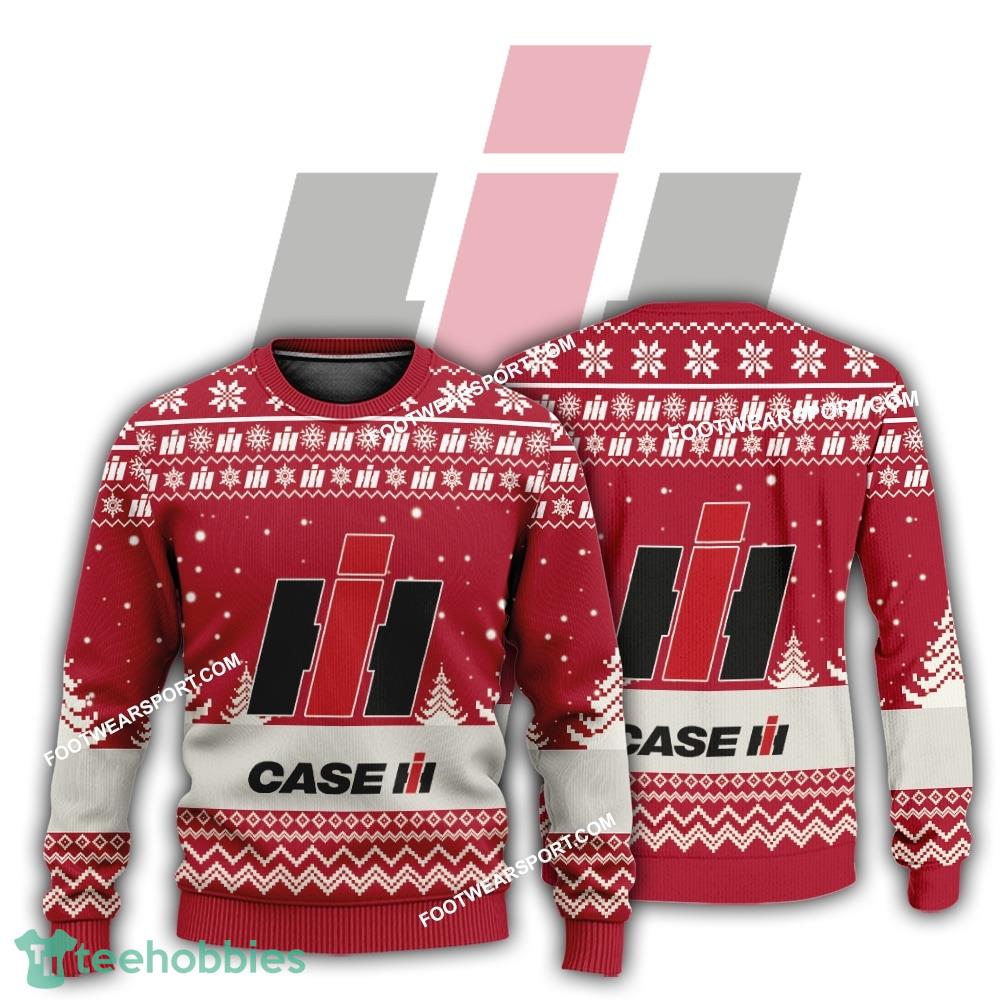 New Logo Case IH Tractor Knitter Ugly Christmas Sweater AOP Gift For Adult