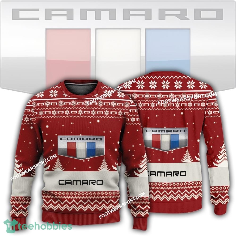 New Logo Chevrolet Camaro Car Racing Outwear Ugly Christmas 3D Sweater Gift For Adult