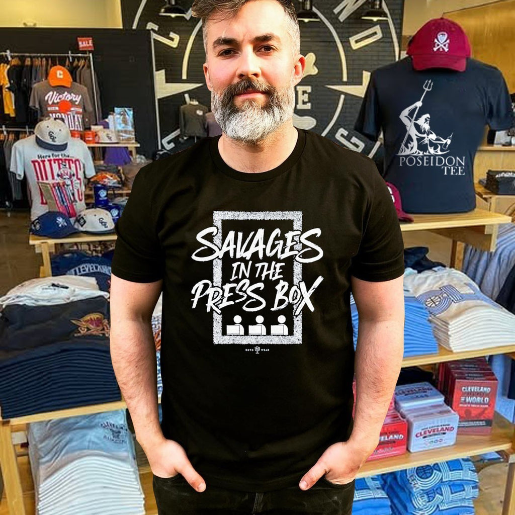 New York Yankees Savages In The Press Box T-shirt