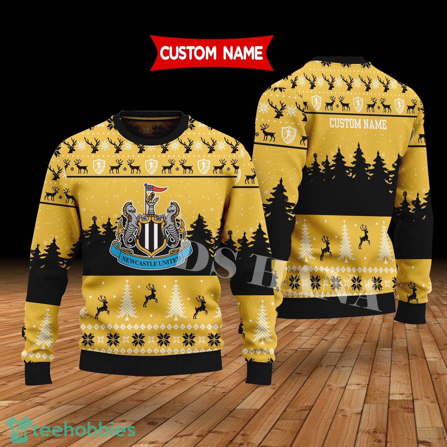Newcastle United Custom Name Merry Xmas Sweater For Soccer Sport Team’s Fans Sweater