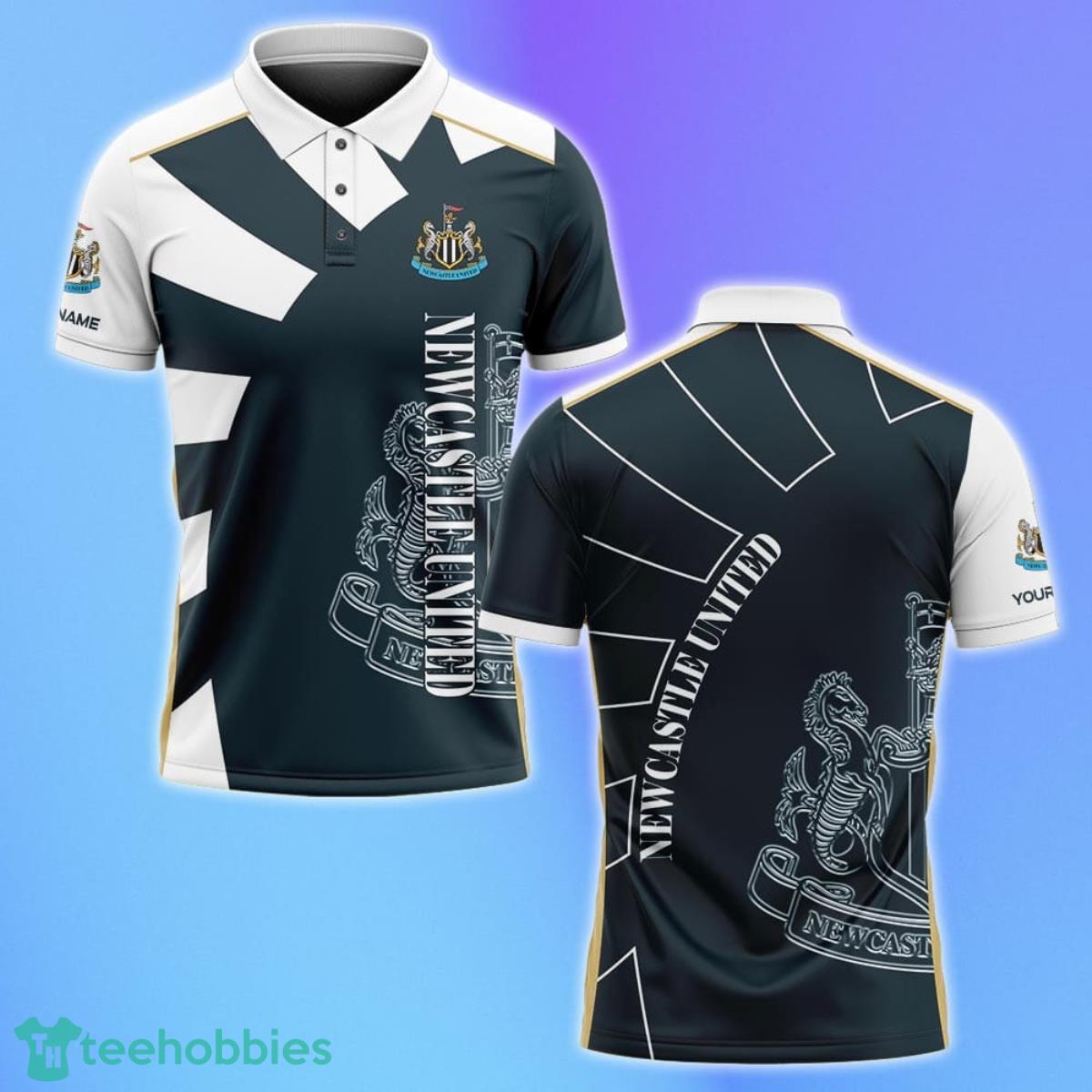 Newcastle United Polo Shirt Custom Name Gifts For Loved Ones