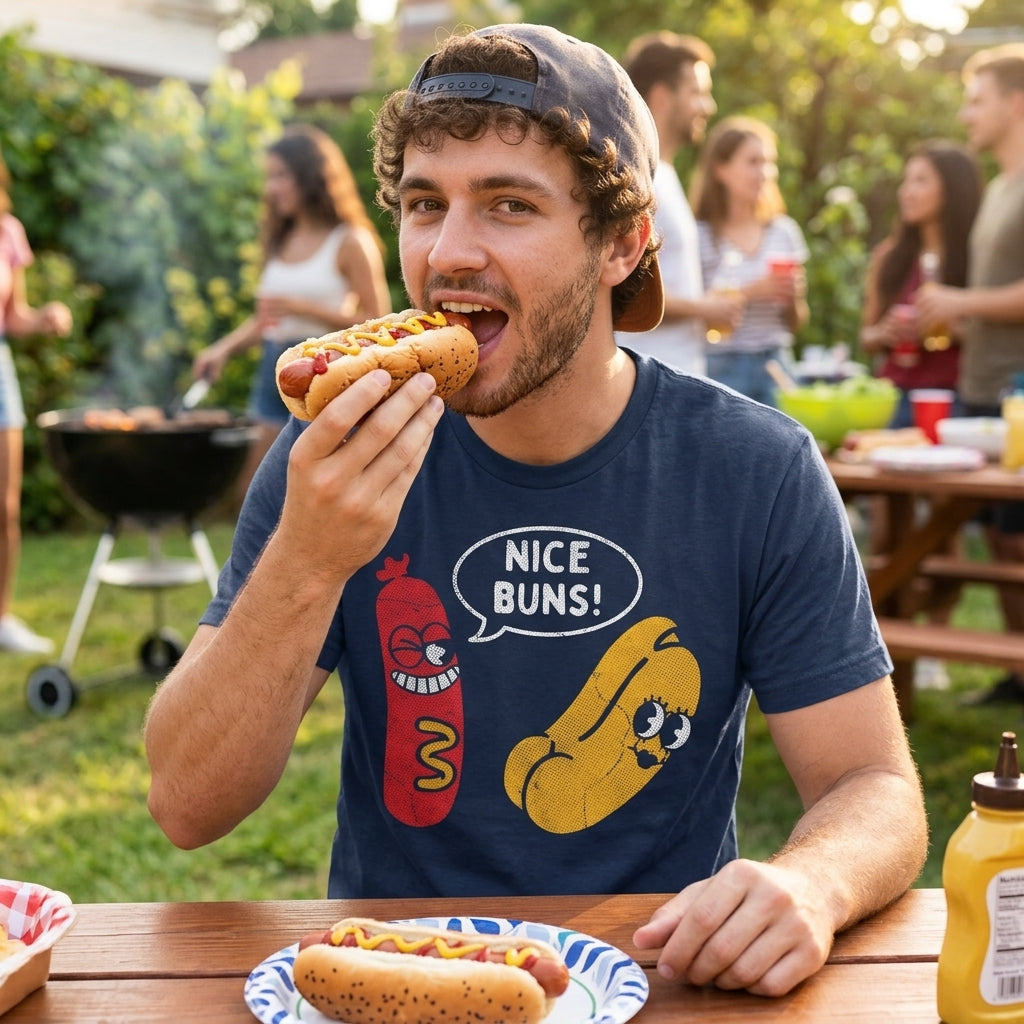 Nice Buns Men's T Shirt