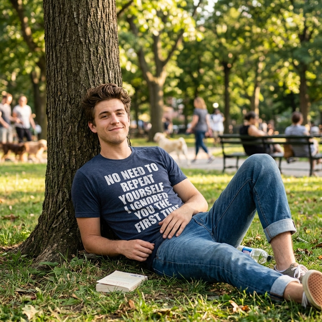 No Need To Repeat Yourself I Ignored You The First Time Men's T Shirt