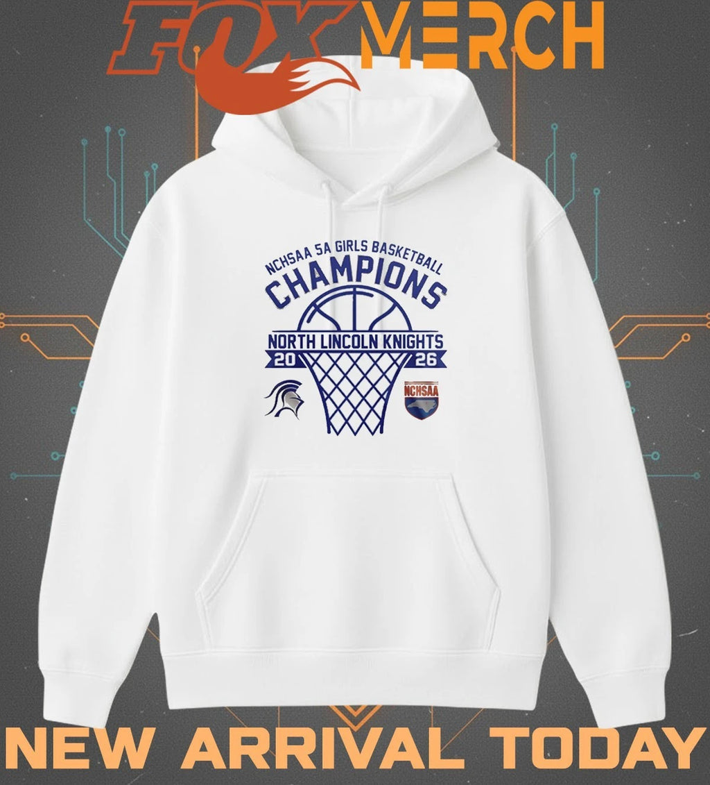 North Lincoln Knights 2026 NCHSAA 5A Girls Basketball Champions t-shirt