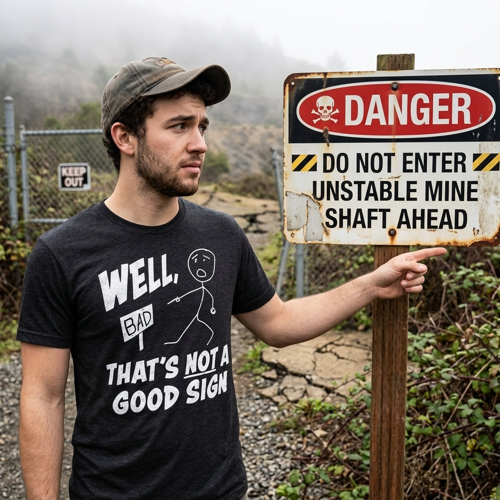 Well Thats Not A Good Sign Men's T Shirt