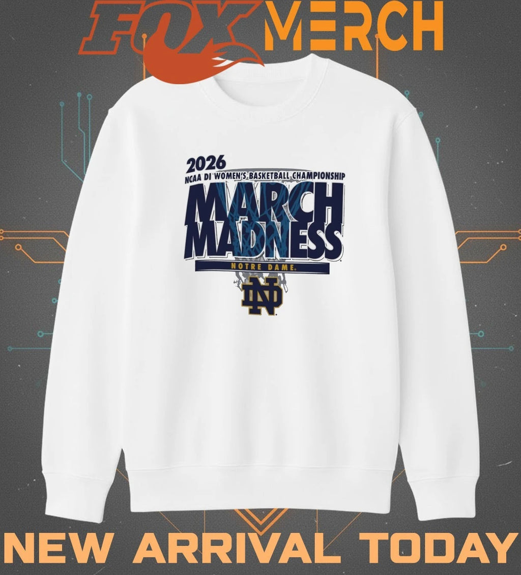 Notre Dame Fighting Irish 2026 NCAA DI Women’s Basketball Championship March Madness shirt