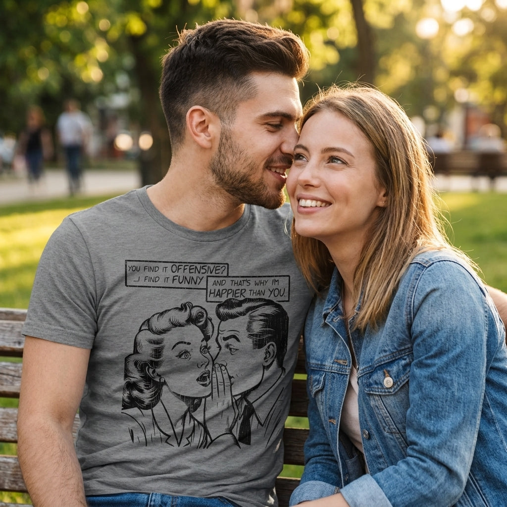 You Find It Offensive I Find It Funny Men's T Shirt