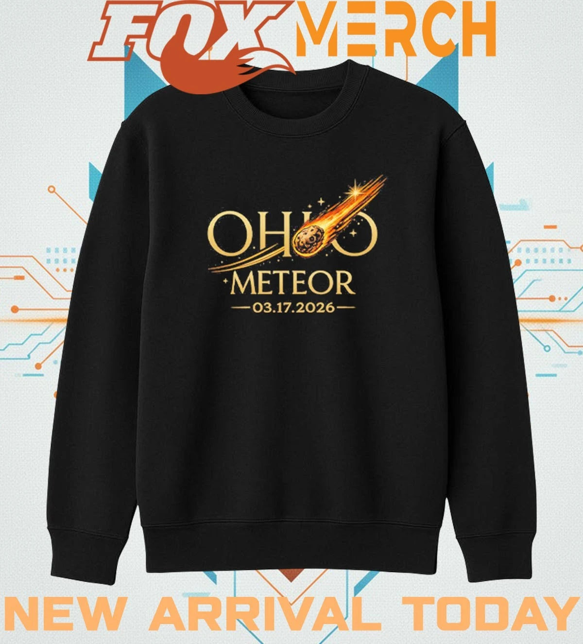 Ohio Meteor 03 17 2026 t-shirt