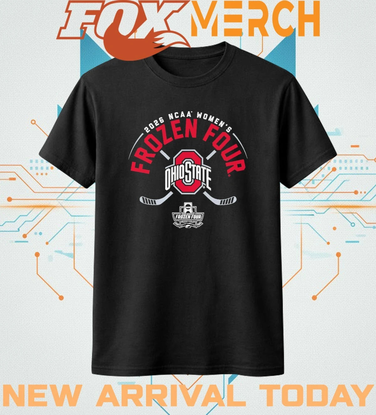 Ohio State Women’s Hockey 2026 Frozen Four t-shirt