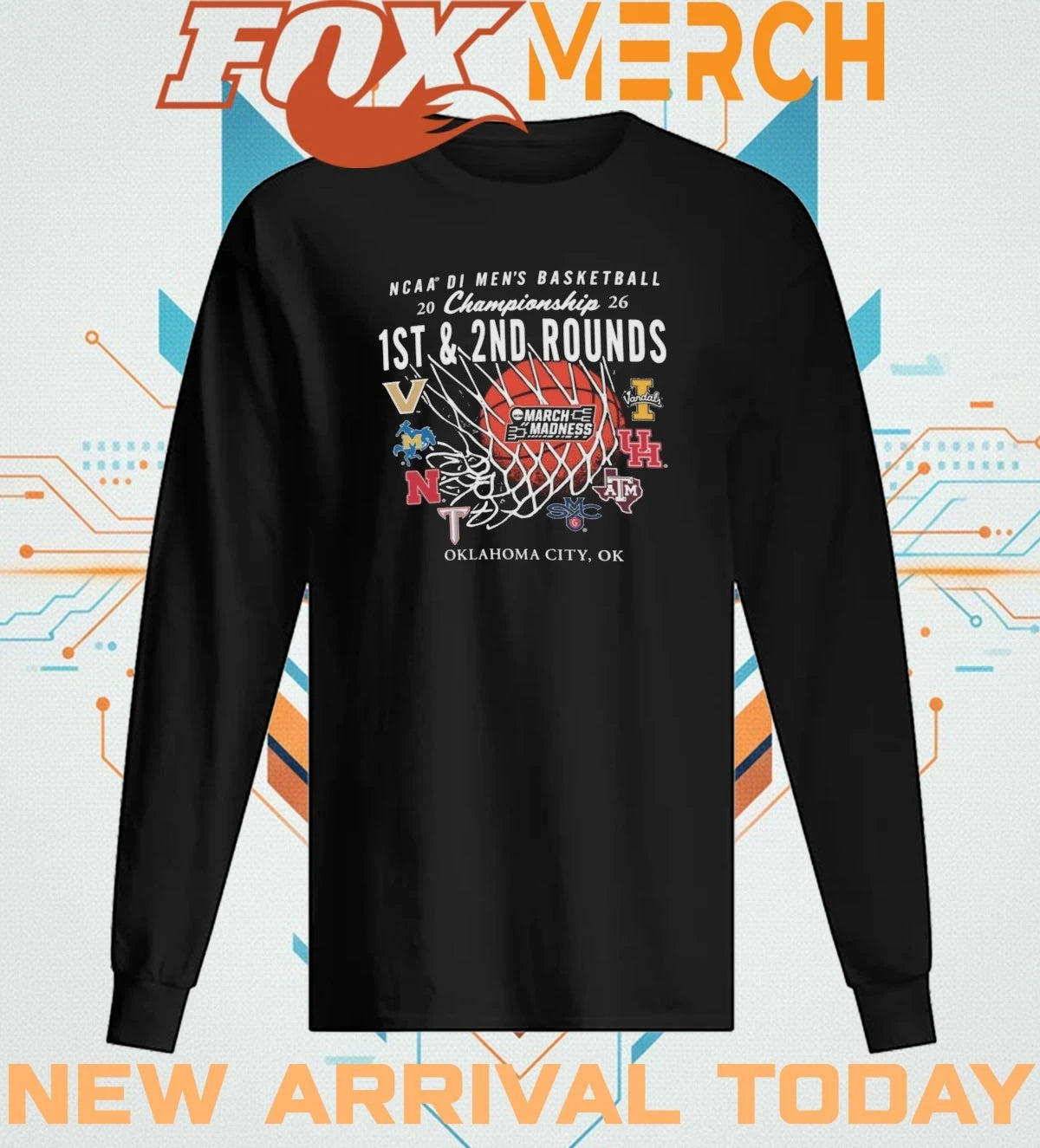 Oklahoma City, Ok 2026 NCAA Division I Men’s Basketball Championship 1st &amp; 2nd Rounds shirt