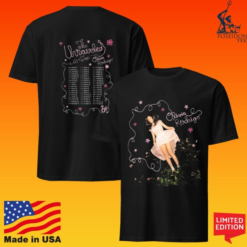 Olivia Rodrigo The Unraveled Tour Youth T-shirt