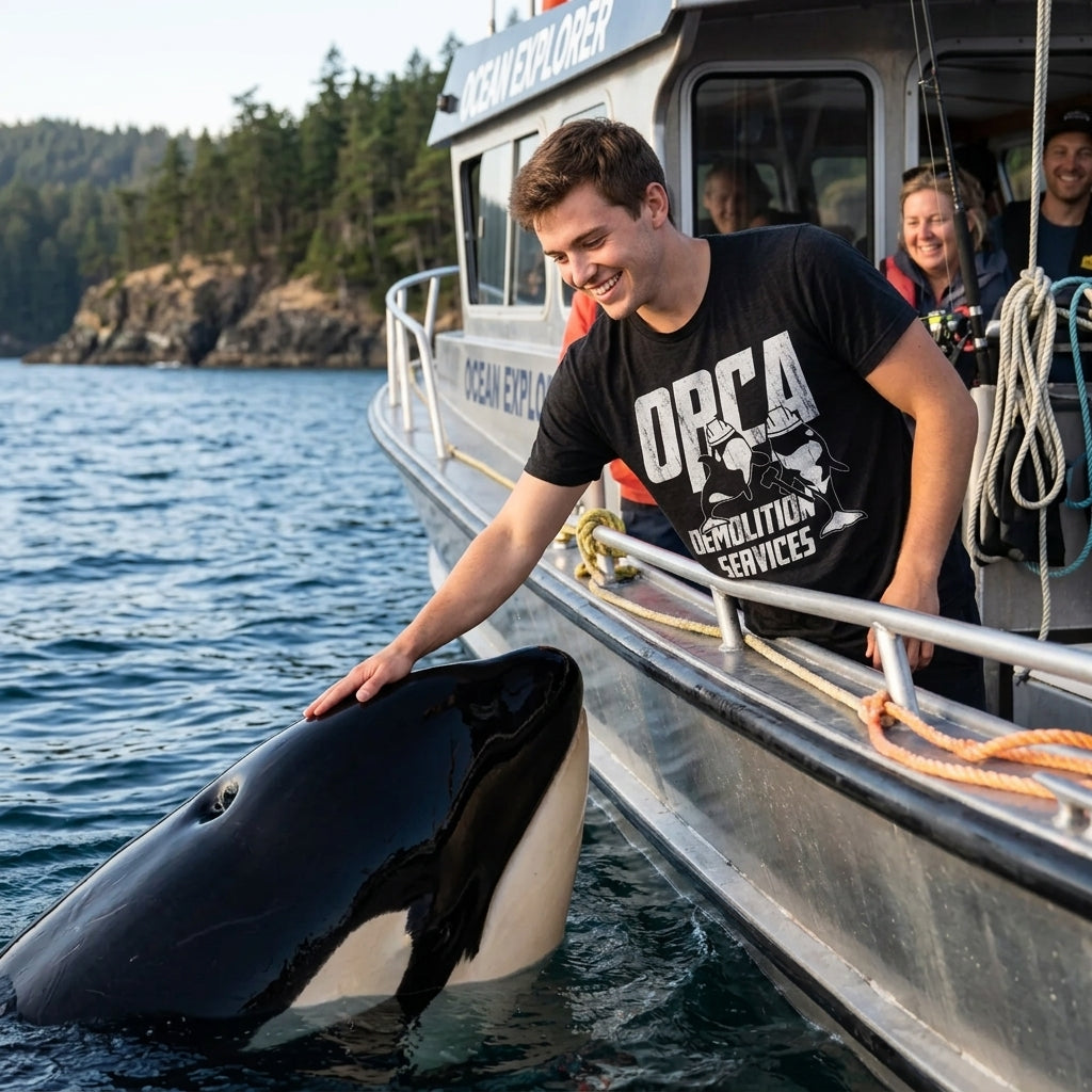 Orca Demolition Services Men's T Shirt