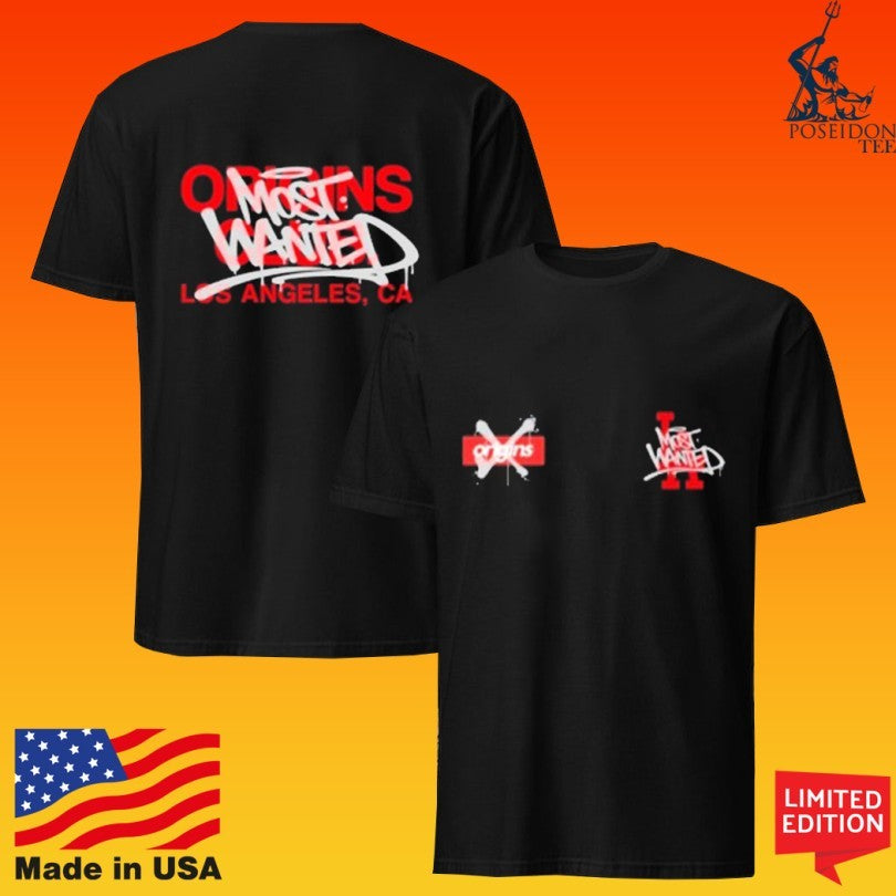 Origins Los Angeles Origins Most Wanted Club La T-shirt