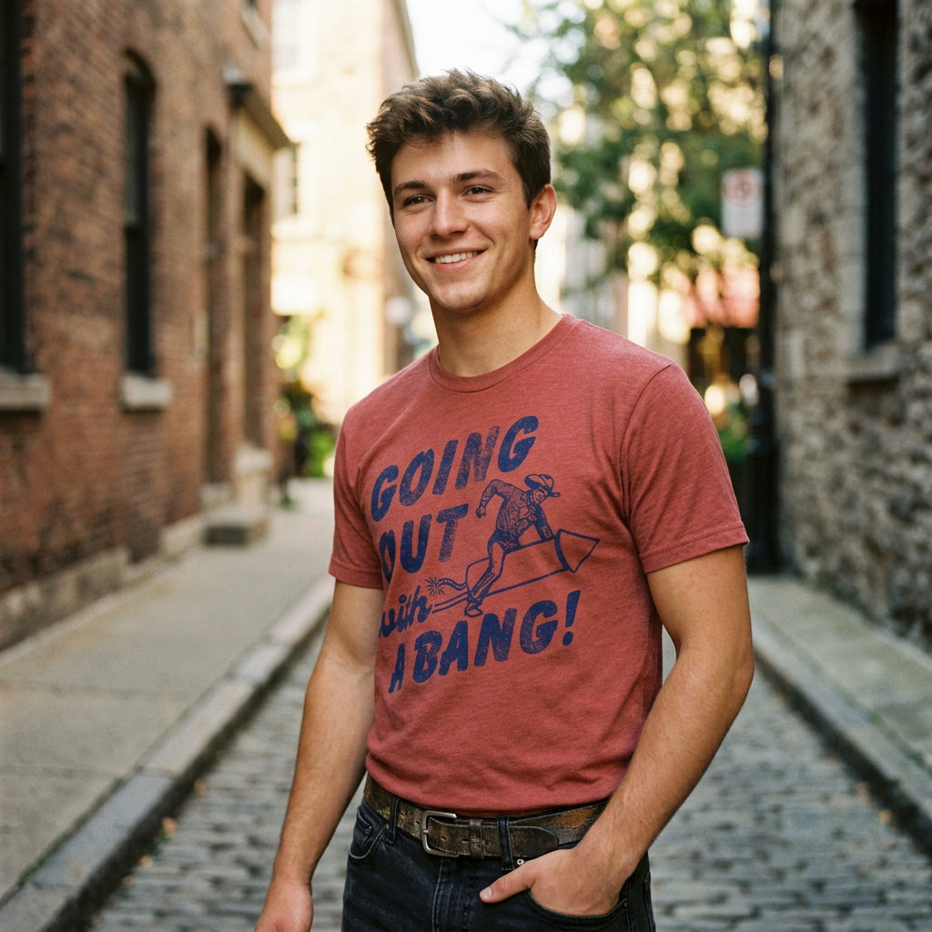 Going Out With A Bang Men's T Shirt