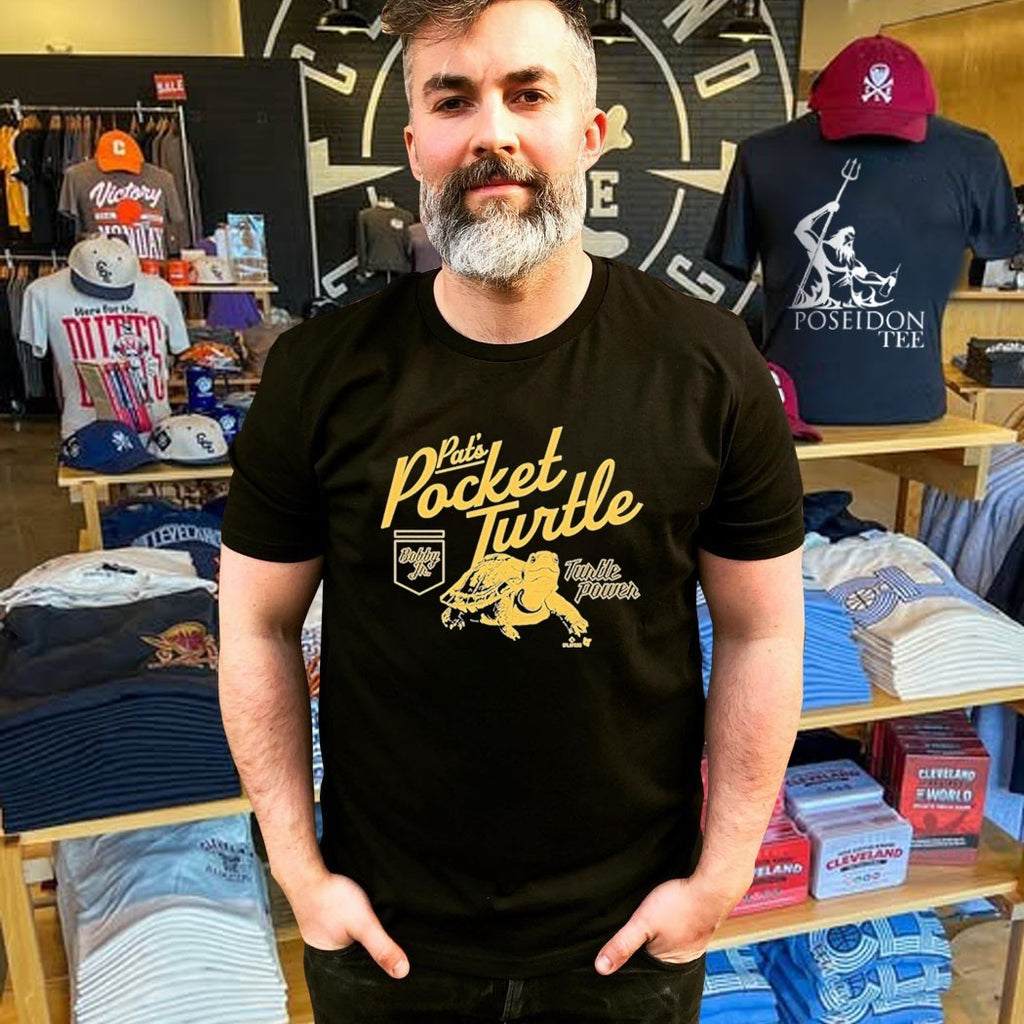 Pat Murphy Pocket Turtle Milwaukee Baseball T-shirt