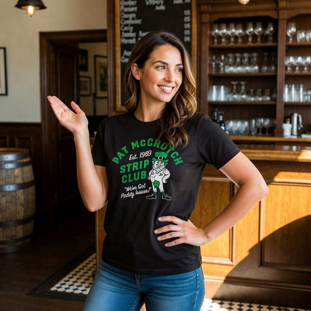 Pat McCrotch Strip Club Women's T Shirt