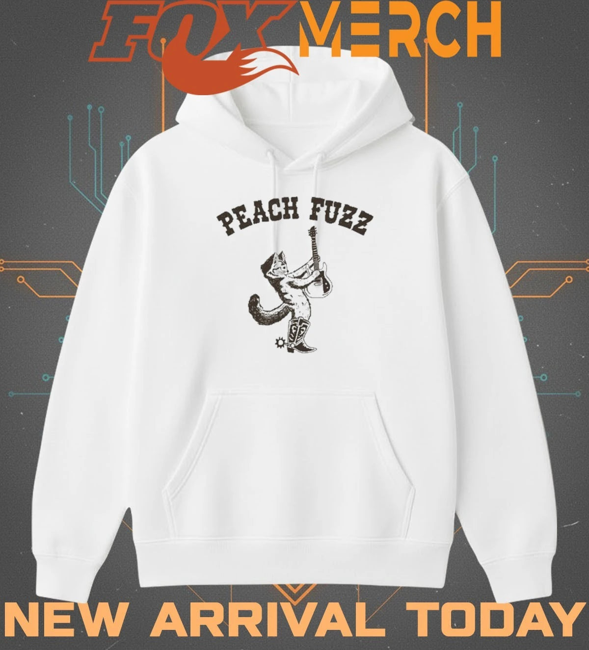 Peach Fuzz Cowboy cat t-shirt