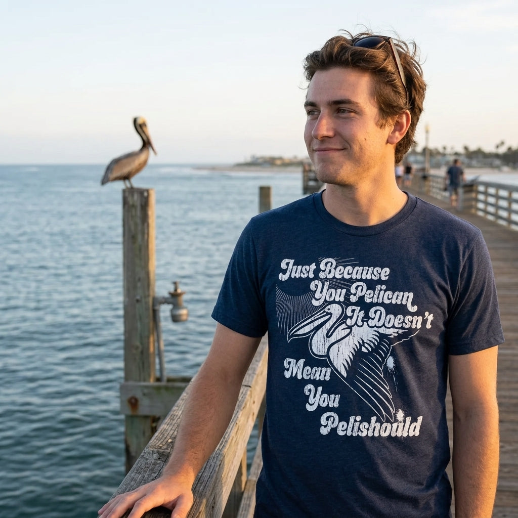 Just Because You Pelican Doesnt Mean You Pelishould Men's T Shirt