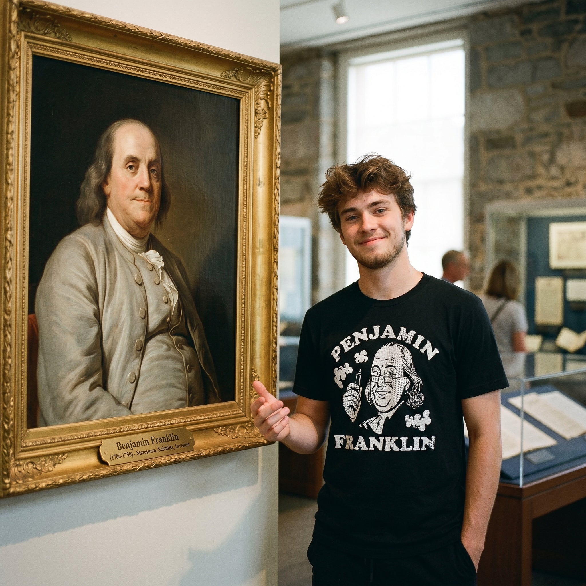Penjamin Franklin Men's T Shirt