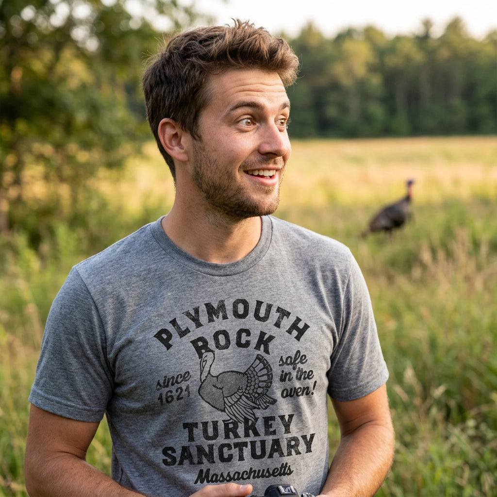 Plymouth Rock Turkey Sanctuary Men's T Shirt