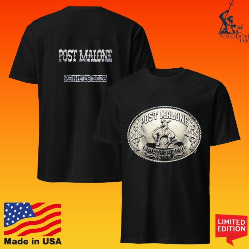 Post Malone Live In The Desert Buckle T-shirt
