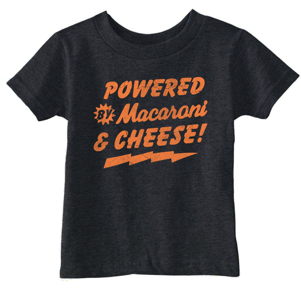 Powered By Macaroni And Cheese Toddler T Shirt