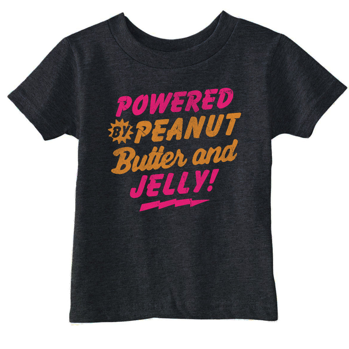 Powered By Peanut Butter And Jelly Toddler T Shirt