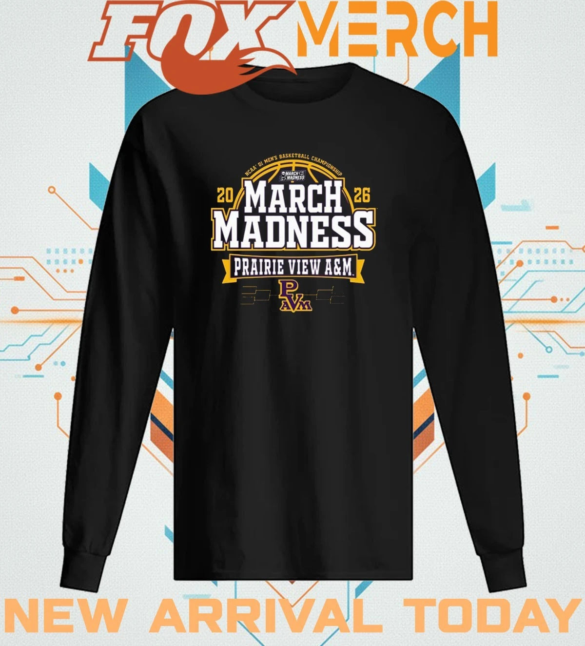 Prairie View A&amp;M Panthers 2026 NCAA Men’s Basketball March Madness Bound t-shirt