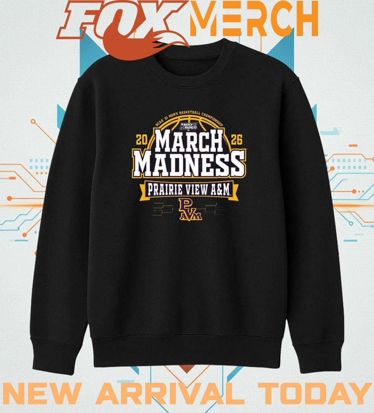 Prairie View A&amp;M Panthers 2026 NCAA Men’s Basketball March Madness Bound t-shirt